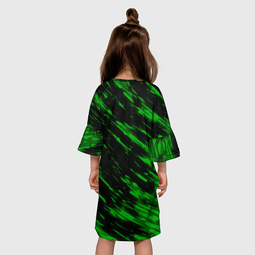 Детское платье Dayz кислотное лого краски / 3D-принт – фото 4