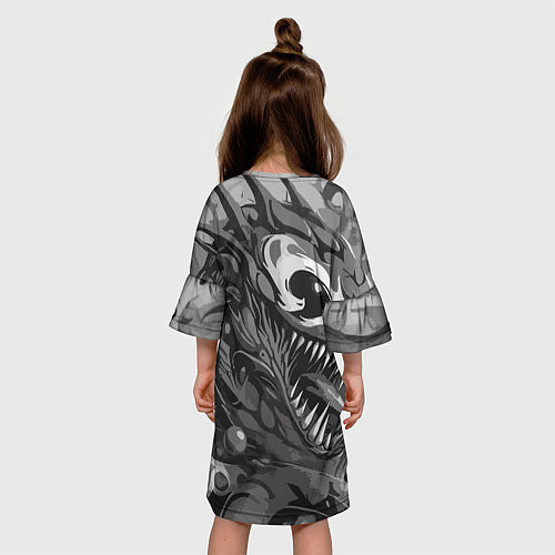 Детское платье We are Venom - graffiti / 3D-принт – фото 4