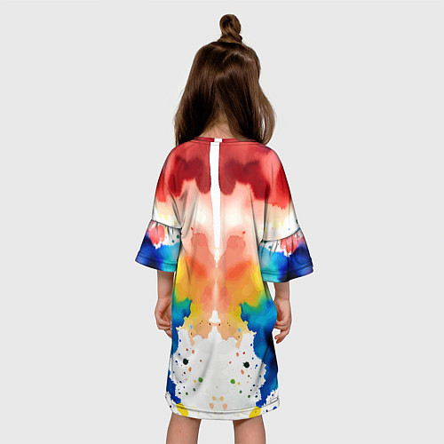 Детское платье Веном присмотрелся к Морти - ядовитая слизь / 3D-принт – фото 4