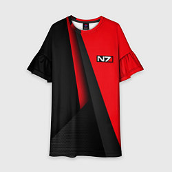 Детское платье N7 - красная униформа