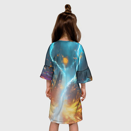 Детское платье Гарри Поттер с волшебной палочкой / 3D-принт – фото 4
