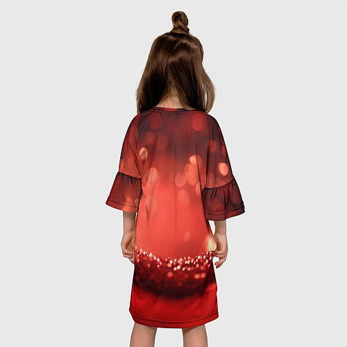 Детское платье Влюбленные котята с сердечком / 3D-принт – фото 4