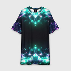 Детское платье Блестки света - текстура