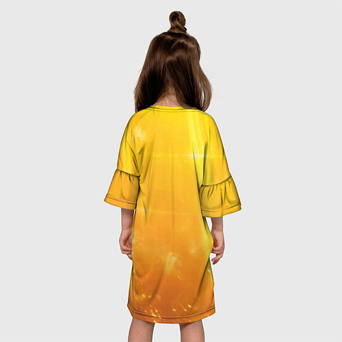 Детское платье Скорпион - Mortal Kombat / 3D-принт – фото 4