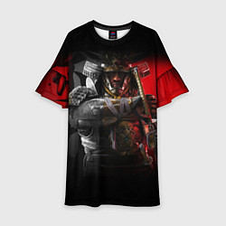 Платье клеш для девочки Ассасинс Крид Тени, цвет: 3D-принт