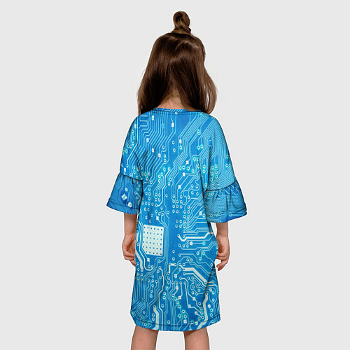 Детское платье Системная плата / 3D-принт – фото 4