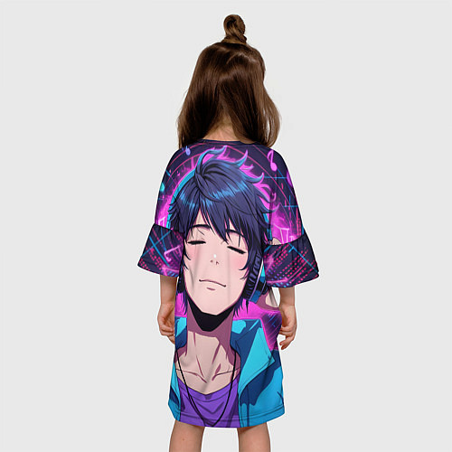 Детское платье Любитель музыки / 3D-принт – фото 4