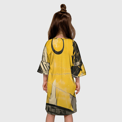 Детское платье Черный человек-паук / 3D-принт – фото 4