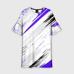 Платье клеш для девочки Sports items, цвет: 3D-принт
