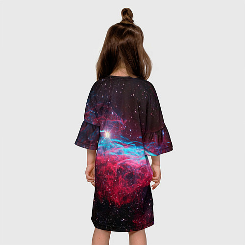 Детское платье Далматинец бравый космонавт - нейроарт / 3D-принт – фото 4