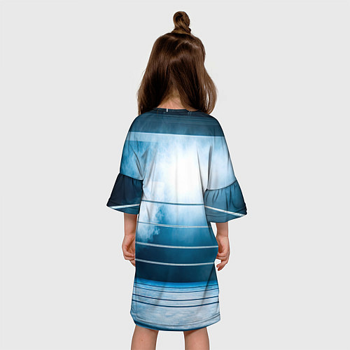 Детское платье Ринг в тумане / 3D-принт – фото 4