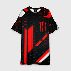 Детское платье Monster energy sport geometry