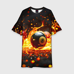 Детское платье Бильярдные шары в огне