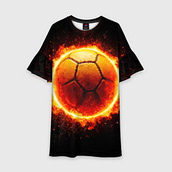 Детское платье Гандбольный мяч в огне