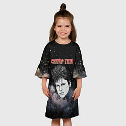 Платье клеш для девочки Голова Юры Хоя Сектор газа, цвет: 3D-принт — фото 2