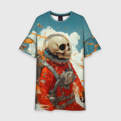 Детское платье Скелет в облаках из космоса
