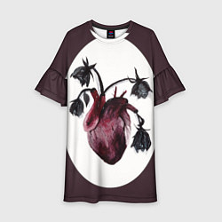 Детское платье Цветы любви: увядшее сердце