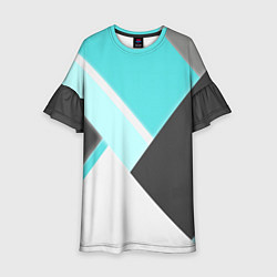 Детское платье Color black blue