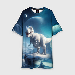 Детское платье Снежный динозавр - история вымирания