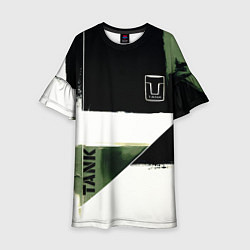 Детское платье Tank логотип машины