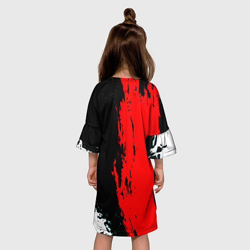 Детское платье Monster energy краски спорт / 3D-принт – фото 4