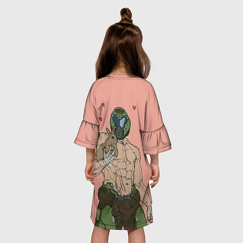 Детское платье Палач рока с кроликом / 3D-принт – фото 4