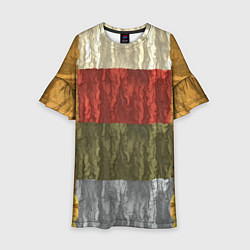 Детское платье Цветной узор абстрактная графика