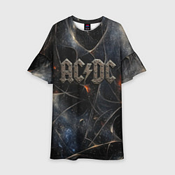 Детское платье ACDC лого из металла