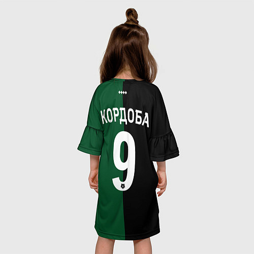 Детское платье Кордоба - ФК Краснодар / 3D-принт – фото 4