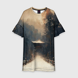 Детское платье Дорога к Японскому храму