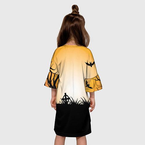 Детское платье Bones кукла Вуду / 3D-принт – фото 4