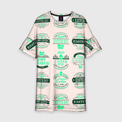 Детское платье Easter turquoise