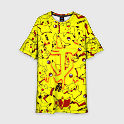 Платье клеш для девочки Doom x pokemon, цвет: 3D-принт