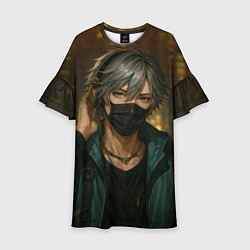 Детское платье Красивый парень в маске