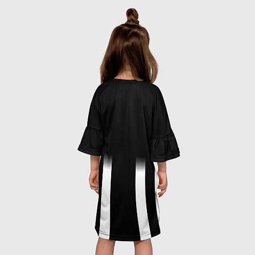 Детское платье Doom line white / 3D-принт – фото 4