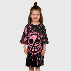 Платье клеш для девочки Дольфламинго, цвет: 3D-принт — фото 2