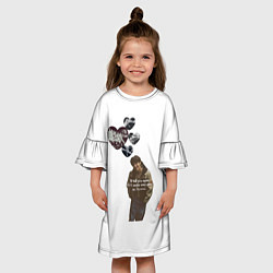 Платье клеш для девочки J-Hope, цвет: 3D-принт — фото 2