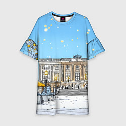 Детское платье Новогодний день в Москве