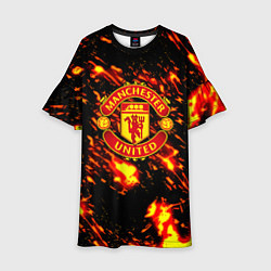 Детское платье Манчестер Юнайтед огненные краски