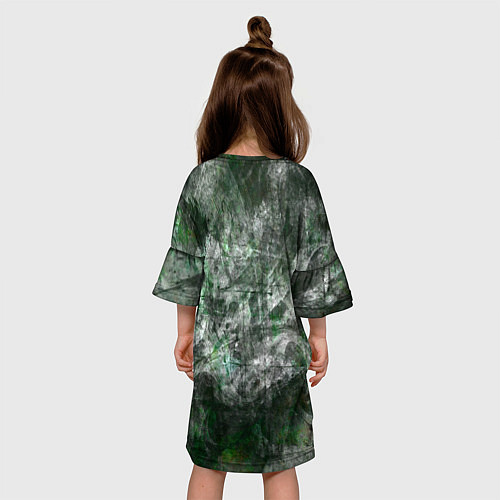 Детское платье Абстракция - acid boom / 3D-принт – фото 4
