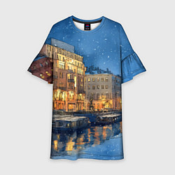 Детское платье Новогодняя ночь Санкт-Петербурга