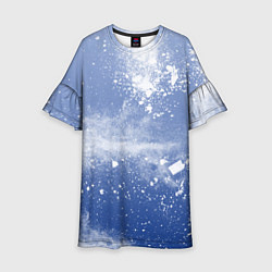 Детское платье Снежки попали в тебя