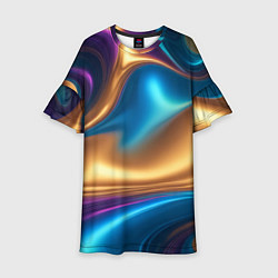 Детское платье Сплавы разноцветные