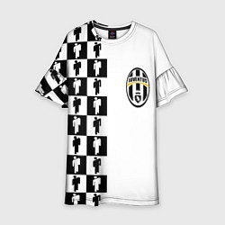 Детское платье Ювентус паттерн люди