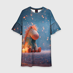 Детское платье Игрушечная лошадка 2026