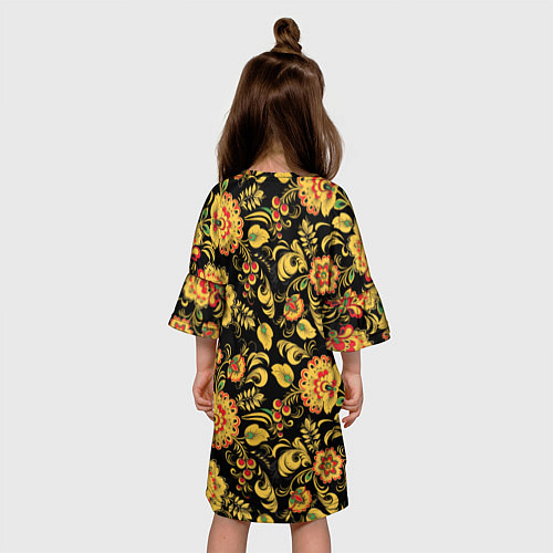 Детское платье Хохлома / 3D-принт – фото 4