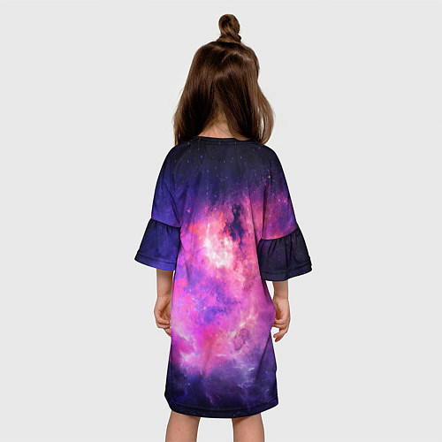 Детское платье Космос / 3D-принт – фото 4