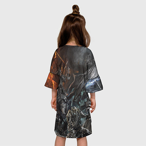 Детское платье Wild hunt / 3D-принт – фото 4