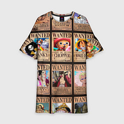 Платье клеш для девочки One Piece, цвет: 3D-принт