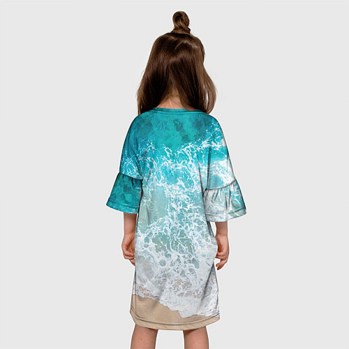 Детское платье Берег / 3D-принт – фото 4